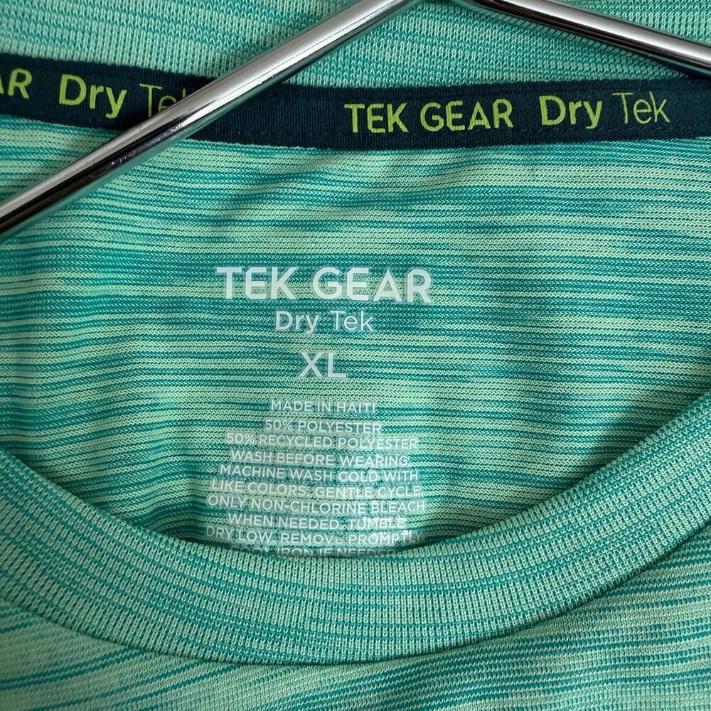 Tek Gear Dry Tek Active Tank Top Tank Green Spacedye - Picture 4 of 5